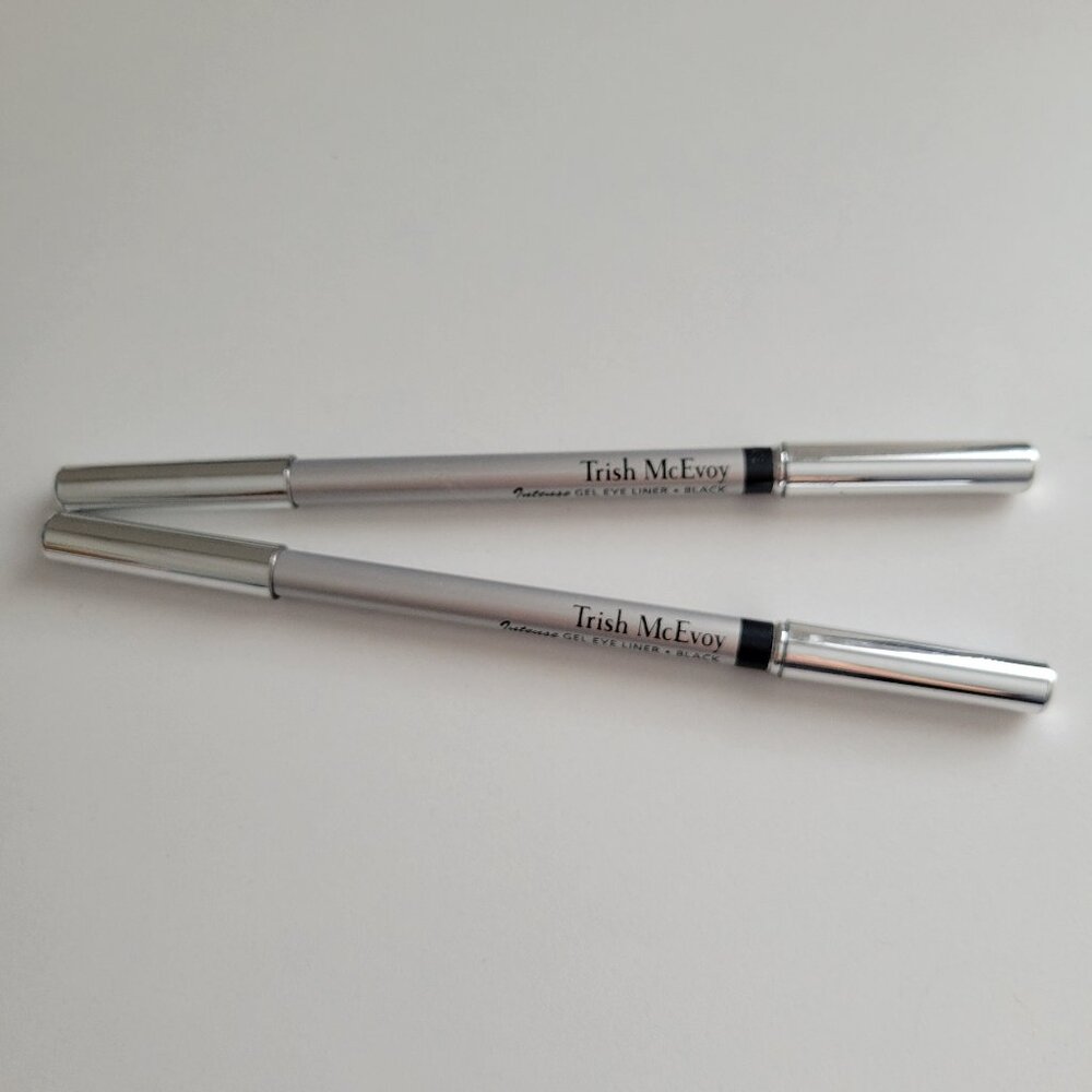 Trish McEvoy Intense Gel Eye Liner BLACK Lot of 2 Preowned Full Size - Picture 2 of 7